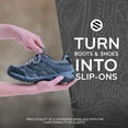 thumbnail image 7 of The Original Stretchlace | Elastic Shoe Laces | Round Stretch Shoelaces | Grey, 24 in (60 cm), 7 of 7