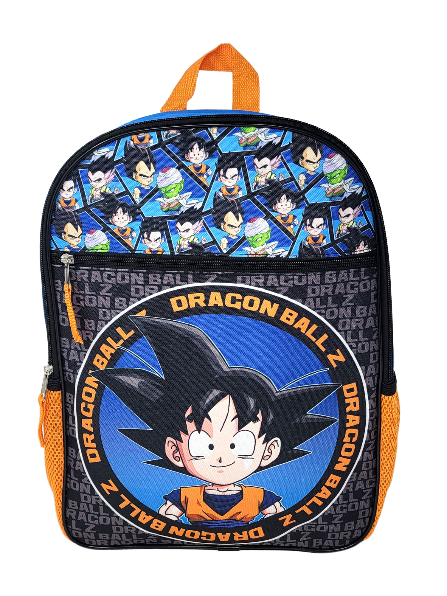 Dragon Ball Z Goku Backpack 16" DBZ Gohan Vegeta Piccolo Gotenks