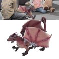 thumbnail image 4 of Ancient Realistic Dragon Model Figure Toys, Fire Simulation Dazzling Static Dragon Model,Flying Spitfire Dragon Figurines Collection Hand Painted Dinosaur Gifts, 4 of 9