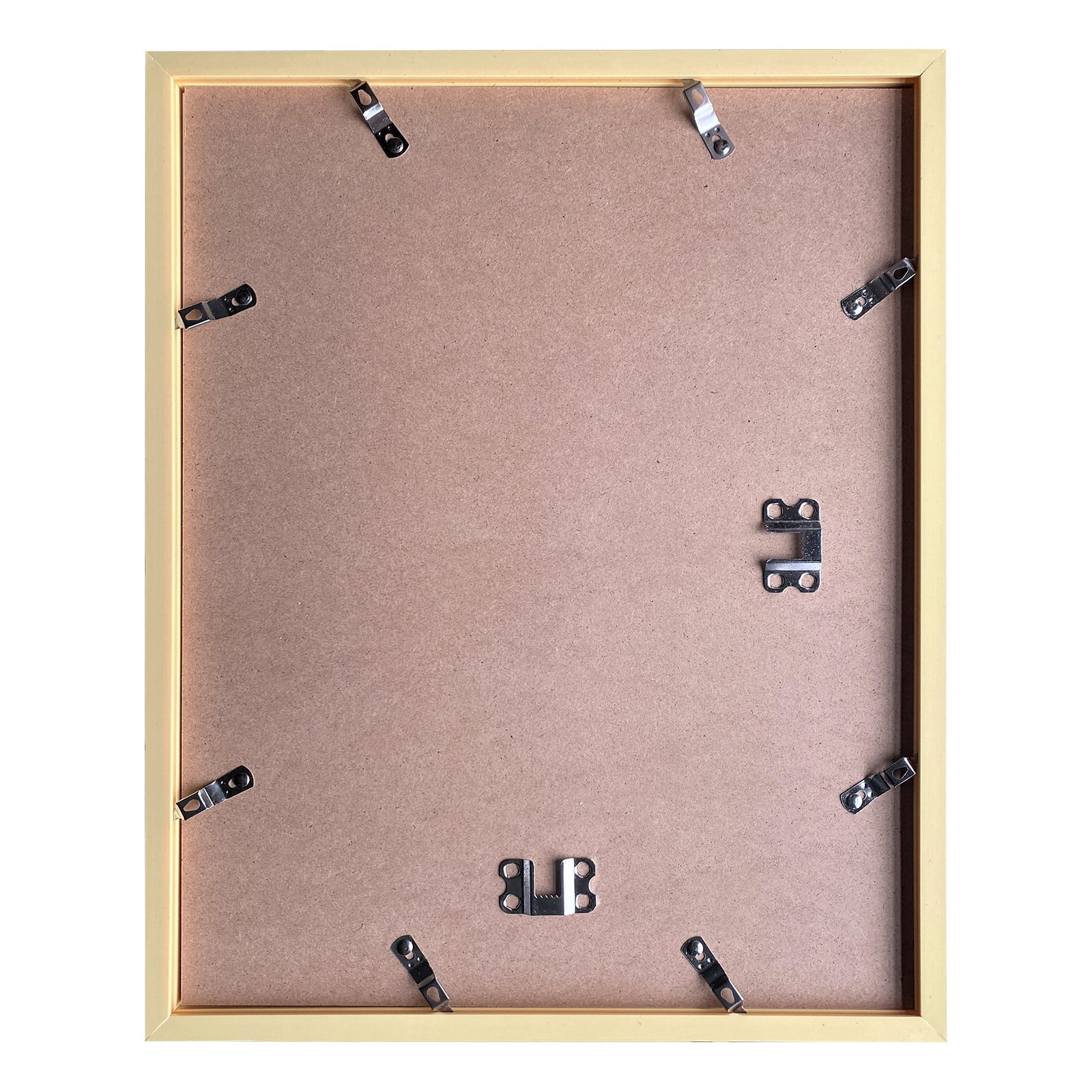 Picture Frame PVC Gold Frame 13.4W*3.1D*16.4H/6.4LB Wall Mount Display, Pack of 5