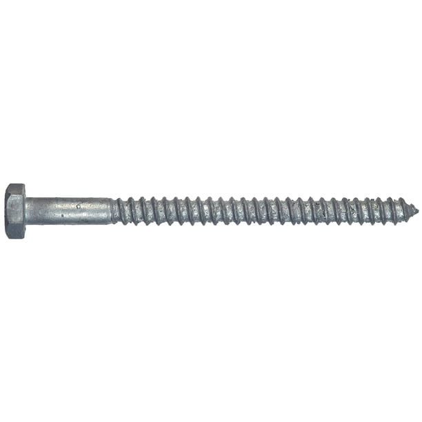 Tornillo de Anclaje Hexagonal Hillman 1,3 cm x 11,5 cm Galvanizado en Caliente Paquete de 25