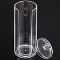 thumbnail image 3 of PS Makeup Sponge Container Portable Circular Transparent Refillable Reusable Washable Circular Transparent Bedroom Cosmetic Storage Box Holder, 3 of 9