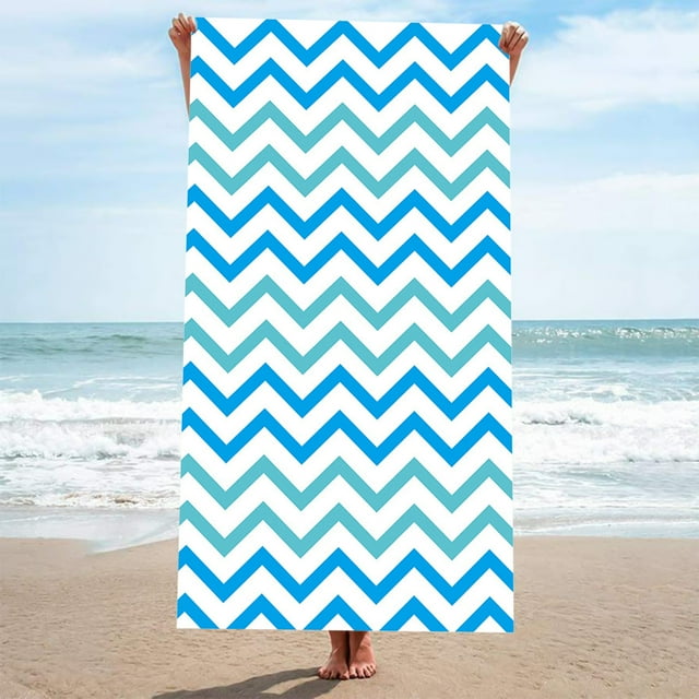 Stripe Series Microfiber Towels Large Bath Towels Beach Towels