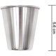 thumbnail image 2 of Set of 4 Stainless Steel Shot Cups 70ml Portable Wine Cups Drinking Vessel with Leather Carrying Case - q36, 2 of 5