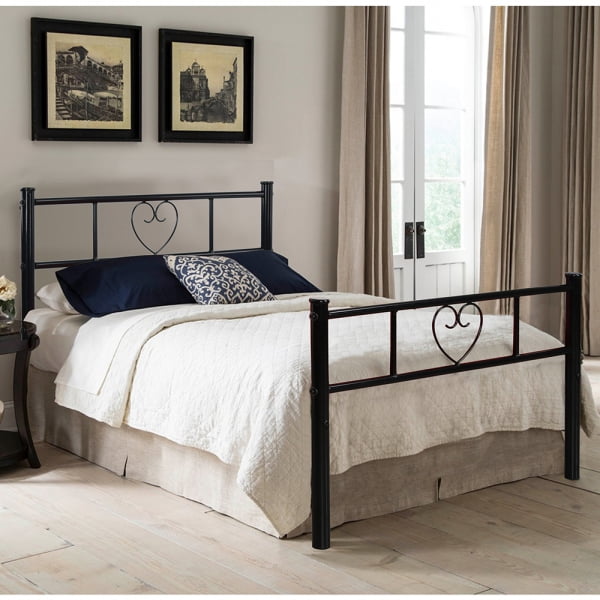 Twin Bed Frame With Stable Metal Slats, Large Single Bed Frame