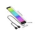thumbnail image 1 of 5V 3Pin RGB LED Light Strip 8/24PIN Motherboard Power Extension Cable Aura Sync Flexible LED Strip Light DIY Kit for Computer PC X8 Black, 1 of 6