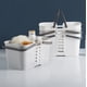 thumbnail image 3 of Bewildely Cesta de ducha, bolsa de limpieza de plástico, práctica caja de almacenamiento multifuncional para de baño, suministros para Almacenamiento y organización del hogar Gris, 3 of 6