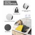 thumbnail image 3 of Stove Top Covers for Electric Stove, Yellow Glass Stovetop Cover Protector, Pure Yellow Induction Cooktop Protector Oven Mat for Kitchen Countertop 24"x21", 3 of 8