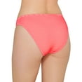 thumbnail image 2 of Hula Honey Juniors' Rib Illusion Bas de Bikini Hipster, X-Large, Orange, 2 of 5
