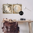 thumbnail image 4 of Stupell Industries Neutral Circular Vortex Abstract Painting Gold Floater Framed Canvas Art Print Wall Art, 18 x 18, Set of 2, 4 of 10