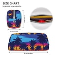 thumbnail image 3 of Uemuo Beach with Palm Trees Printed Leather Pencil Case, Pencil Pouch, Portable Pencil Bag, Pen Case for& Office, 3 of 7