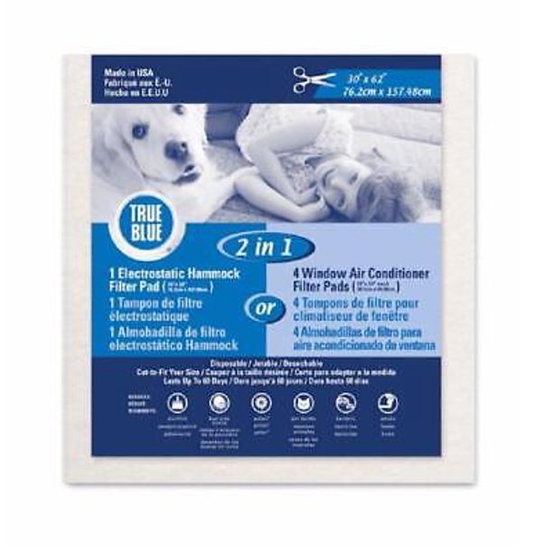 True Blue ACHPE3062 11 MERV Hammock Filter, Fiberglass