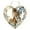 A, variant on Binwennn Acrylic Gemstones And for Crafts Christmas Mailbox Solar Stained Glass Kits for Adults Christmas Heart Shaped Window Girl Light Catcher Fairy Stained Glass Suncatcher Stained Glass
