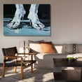 thumbnail image 6 of Abstract Art Modern Decorative Painting Feet Framed Canvas Poster Bedroom Decor Sports Landscape Office Room Decor Gift,Frame-style,08x12inch(20x30cm), 6 of 8