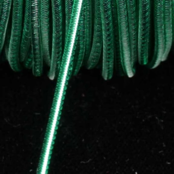 The Ribbon People Green Braided Elastic Craft Cord 0.25" x 218 Yards