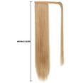 thumbnail image 3 of xiaxaixu Extensions de Cheveux Queue de Cheval Longue Naturelles Douces à Enrouler Droites à Clip pour Femmes, 3 of 8