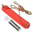 thumbnail image 2 of Asiento de columpio, tablero suave de EVA, cuerda ajustable roja, Kit de accesorios para patio de juegos para niños, columpio al aire libre, 2 of 14