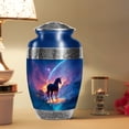 thumbnail image 6 of SABURIAL Unicorn Urn - Decorative Large Urn For Human Ashes - Lovely Memorial Urns For Female Ash - Unique Funeral Urns For Adult Ash - 10 Inch Large With Velvet Bag, 6 of 7