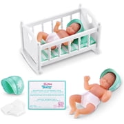 5 Surprise My Mini Baby Series 1 by ZURU, Collectible Mystery Capsule, Toy for Girls, Realistic Miniature Baby, Playset and Accessories
