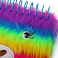 thumbnail image 3 of Pen+Gear Fuzzy Bear Journal, Neon Rainbow Colors, 200 Pages, Lined Paper, Top Wire Bound, 3 of 13
