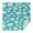 Turquoise Daisy Flower, variant on Turquoise Daisy Flower Pattern Square Tablecloth,Waterproof Square Table Cover,Wipeable Spillproof Washable Table Cover for Home Kitchen Party Decor 42"X42"(107x107cm)