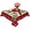 Red, variant on Christmas Cardinal Table Cloth Waterproof Tablecloths, Winter Red Bird Vintage Xmas Berry Leaf Tablecloth Dining Table Cover for Kitchen Party Tabletop Outdoor, Square Tablecloth 54x54 Inch