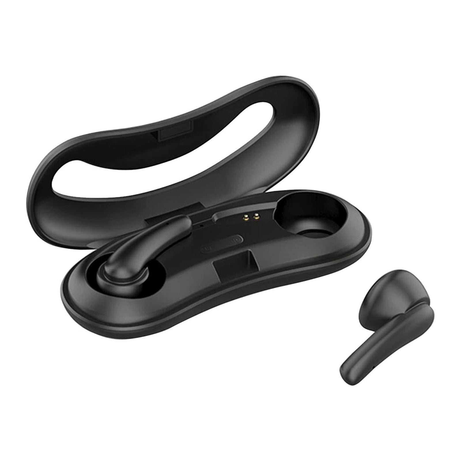 Hybrid Active Noise Cancelling Wireless Earbuds, 6 Mics ENC Clear Call, IPX8 Waterproof, in Ear Bluetooth 5.3 Headphones Stereo Bass Ear Buds 59H Playtime with LED Display 32 EQs via APP - Black
