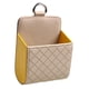 thumbnail image 4 of Organizador de bolsa de ventilación de coche, soporte de bolsillo para automóvil, cubo de almacenamiento práctico de cuero PU para vehículos, bolsa de Amarillo, 4 of 8