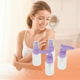 thumbnail image 3 of Unique Bargains 4 Pcs Travel Size Toiletries Bottles Containers Leakproof Squeezable Refillable Travel Bottles Set Violet, 3 of 5