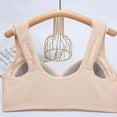 thumbnail image 5 of 4 Pack Women's Front Closure Bras, Comfy Solid Color Bra Full Coverage Wirefree Everyday Underwear, S-3XL, 5 of 9