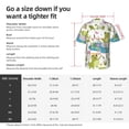 thumbnail image 5 of Disketp Cartoon Frogs Hawaiian Shirts for Men,Mens Casual Short Sleeve Button Down Shirts Beach Shirt,Small, 5 of 7