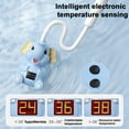 thumbnail image 7 of BAELLERT Elephant Baby Bath Shower Head with LCD Display Water Thermometer Electric Rechargeable Bathroom Showerhead Sprayer Toddlers Infants Tub Toy Boys Girls Gift, 7 of 7