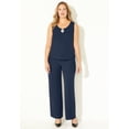 thumbnail image 4 of Catherines Women's Plus Size Accolades Georgette 3-Piece Pant Suit, 4 of 5