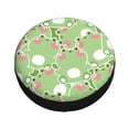 thumbnail image 3 of Balery Cute Frog2tire Cover Waterproof Dust-Proof, Universal Spare Wheel Tire Cover For Trailer, Rv, Suv Truck And Vehicle Camper Accessories-17 Inch, 3 of 9