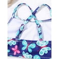 thumbnail image 7 of iiniim Kids Girls Horse Cartoon Printed Swimsuits Two Pieces Bikini Set Beach Swimwear, 7 of 7