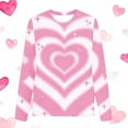 thumbnail image 5 of BLVB Girls Valentine Shirts Casual Basic Tees Long Sleeve Crewneck Heart Tops Blouse for Kids 3-14T, 5 of 5