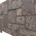 thumbnail image 6 of Ekena Millwork 49"W x 24 1/2"H x 1 1/4"D Castle Rock Stacked Stone, EverStone Faux Stone Siding Panel, Cascade River, 6 of 9