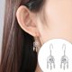 thumbnail image 5 of Guardurnaity 1 par de pendientes de mujer, colgante de borla, adorno de pendiente, joyería de moda para novia, decoraciones para fiestas de citas, Ropa, zapatos y accesorios Miscelánea Blanco, 5 of 6