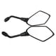 thumbnail image 3 of 1 Pair Universal 10mm Left and Right Side Motorcycle Rear View Mirror Black Motorcycle Rearview, 3 of 9