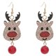 thumbnail image 2 of Luoluoyi-pendientes de Navidad de Cristal para mujer, joyería de muñeco de nieve, Arete de árbol de Navidad, accesorios de fiesta creativos, regalos para niña, 2 of 5