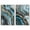 Silver Frame, variant on Oceanic Geode Set Canvas Print Geode Wall Decor Set by Art Remedy, Gold Frame, 20 x 30