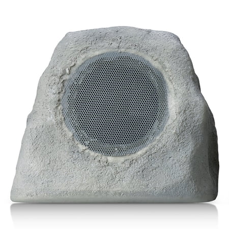 UPC: 0747705007865 | iHome Audio iHRK-500LTMS Rechargeable Bluetooth Outdoor Solar Rock LED Speaker with Multilink – Each (Gray Slate)