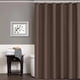 thumbnail image 1 of Cortina de ducha, largo extra, cortina de baño, antimoho para ducha y bañera, cortinas textiles, antibacterianas, impermeables, negras, extra anchas, 275 x 180 cm con 18 anillas de ducha, 1 of 6