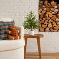 thumbnail image 3 of Nearly Natural 22in. Artificial Real Touch Norfolk Island Pine in White Decorative Planter with Natural Look, 3 of 7