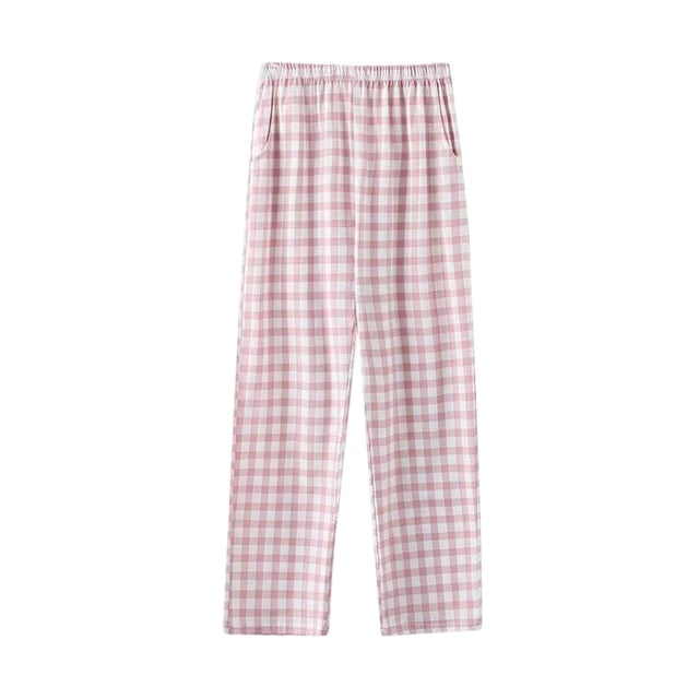 Pantalones de pijama de algodón para mujer con bolsillos Pantalones de pijama casuales y cómodos para mujer con bolsillos