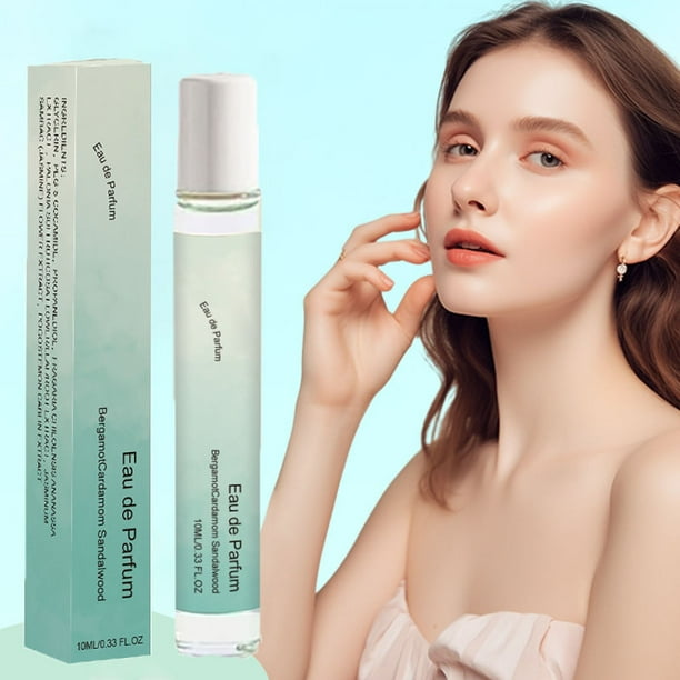 Fiudx Perfume de Jazmín, Elegante Aromático Floral, Aroma a Brurma de Jazmín, Rollo de Jazmín En Frescura Duradera, Empaquetado En Caja de Papel, Uso Diario, Fecha, Ocasiones Especiales, Regalo para