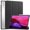 black, variant on Magnetic Auto Sleep Wake Hard Cover for Tab Plus 12.7" / Pad Pro AI TB350FU, PU Leather Protective Tablet Case,Dark Blue