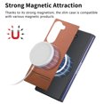 thumbnail image 2 of Decase Case for Samsung Galaxy Z Fold 7, Shockproof Magnetic Leather Phone Case,Brown, 2 of 9