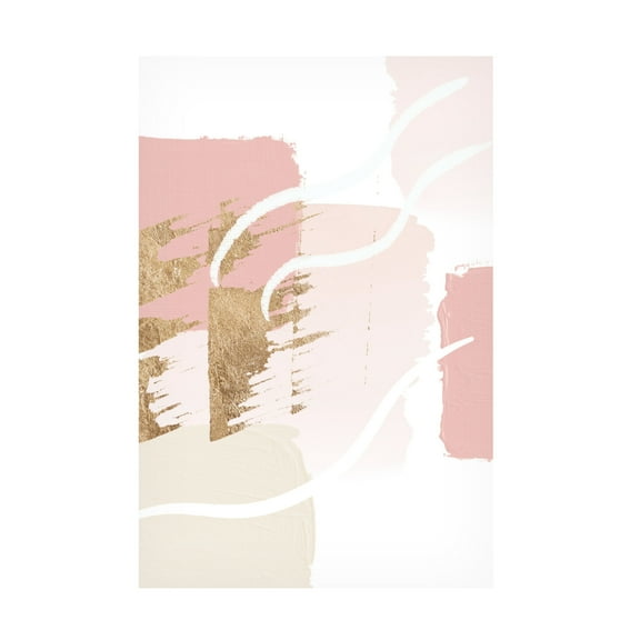 Trademark Fine Art Sally Ann Moss Pride of Pink 1 Canvas Wall Art