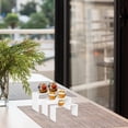 thumbnail image 4 of WRITWAA 3Pcs White Acrylic Household Model Rack for Neat Display in Dining Room and Restaurant, 4 of 8